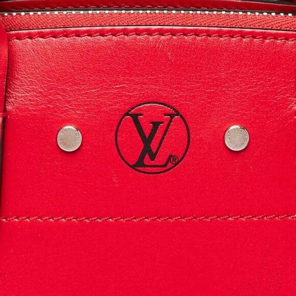 Louis Vuitton Red Smooth Leather City Steamer Mini Bag - Picture 9 of 12